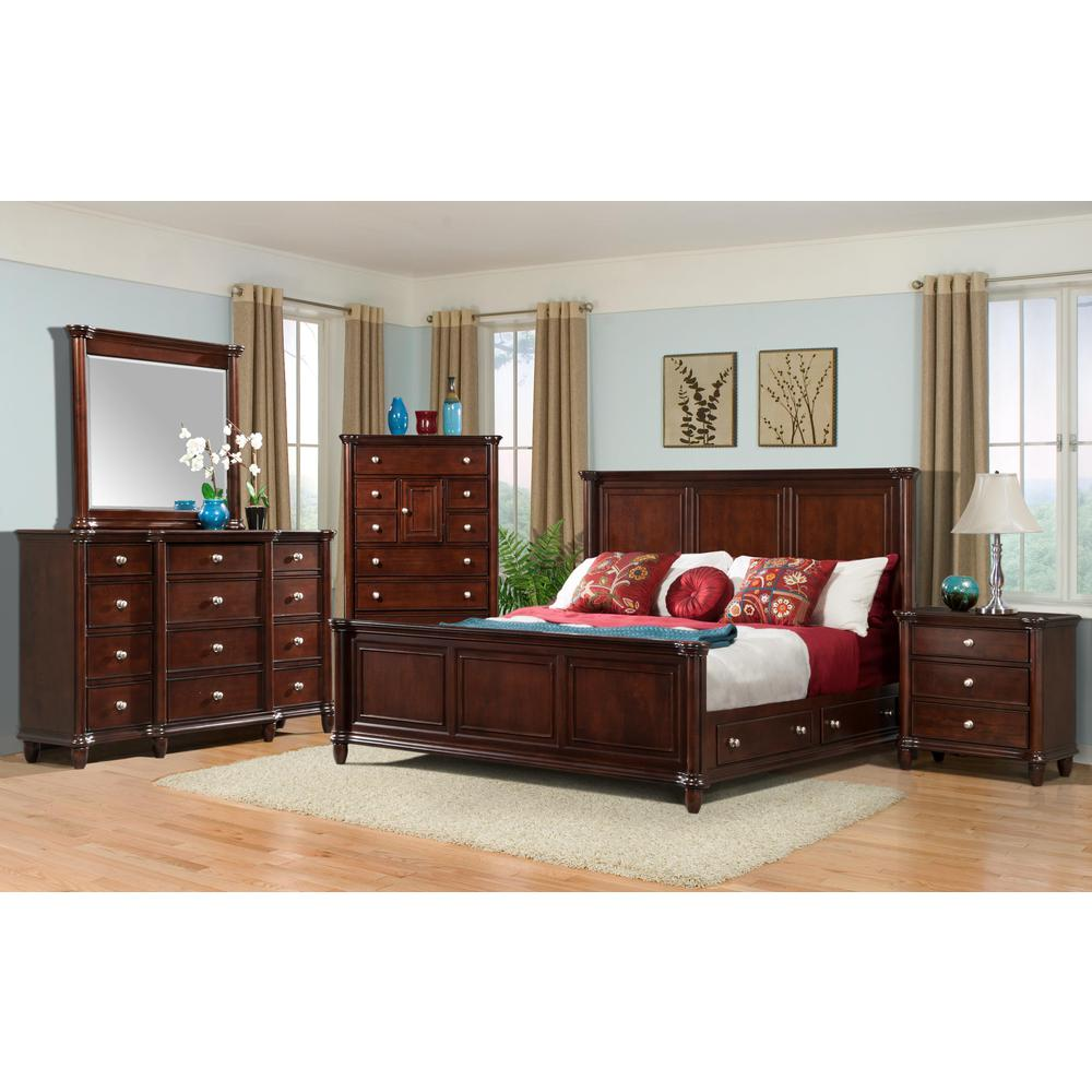 Gavin Queen Storage 4PC Bedroom Set