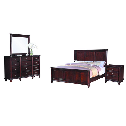 Gavin Queen Panel 4PC Bedroom Set