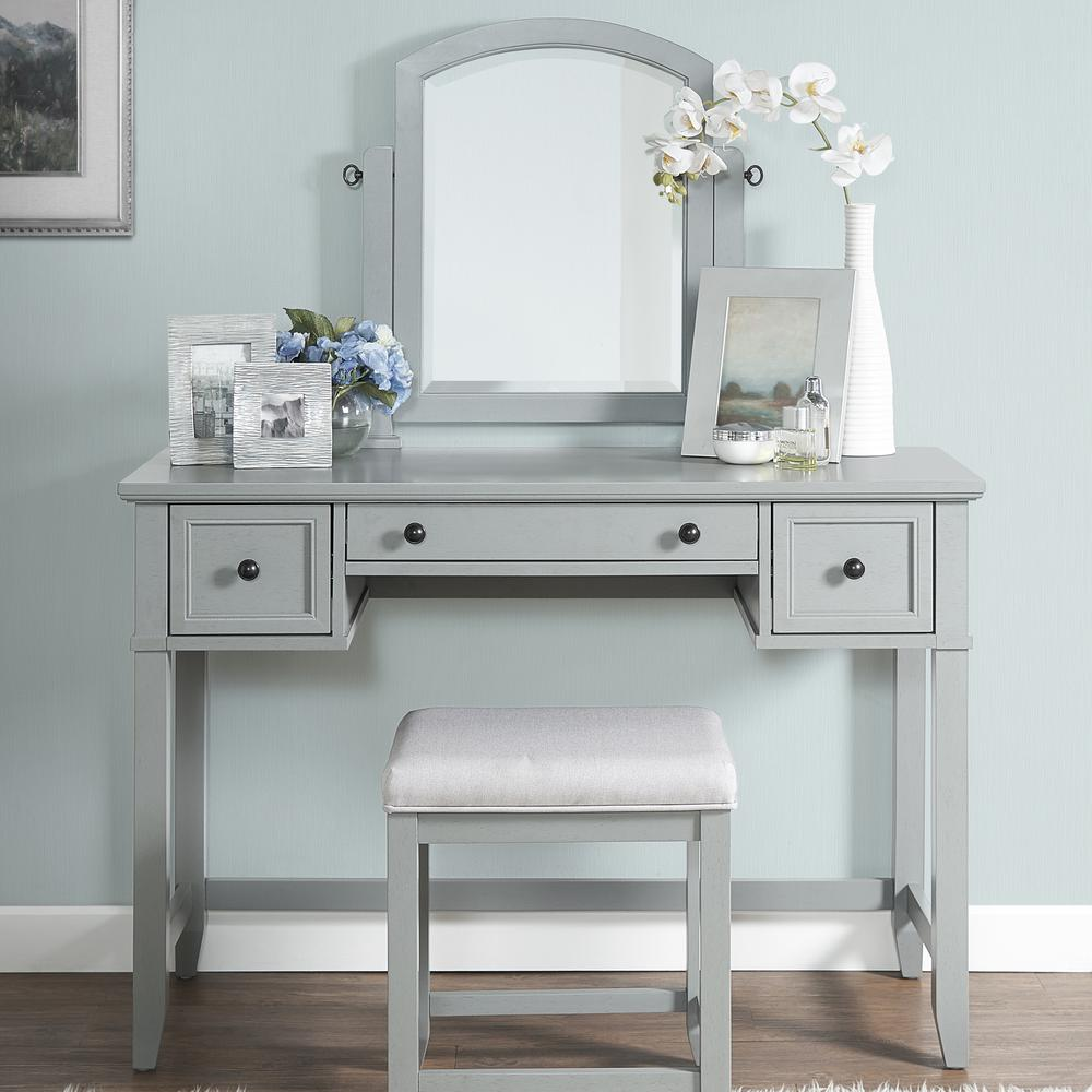 Vista 2Pc Vanity Set Gray - Vanity, Mirror