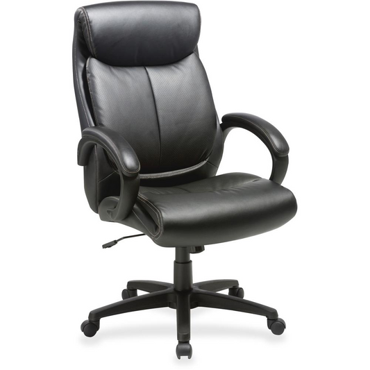 Lorell Executive Chair - Black Seat - Black Back - 1 Each