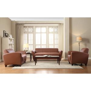 Lorell Reception Seating Collection Sofa - 34.5" x 75" x 31.1" - 1 Each