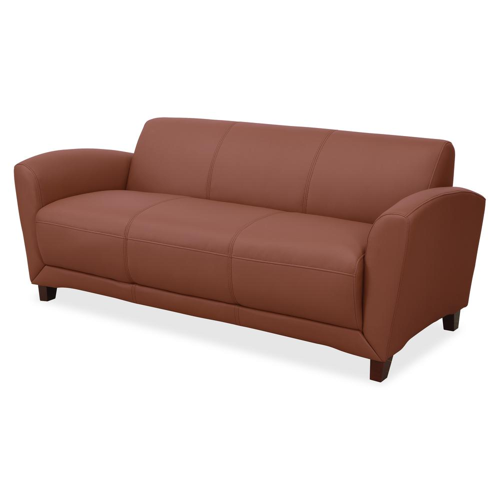 Lorell Reception Seating Collection Sofa - 34.5" x 75" x 31.1" - 1 Each