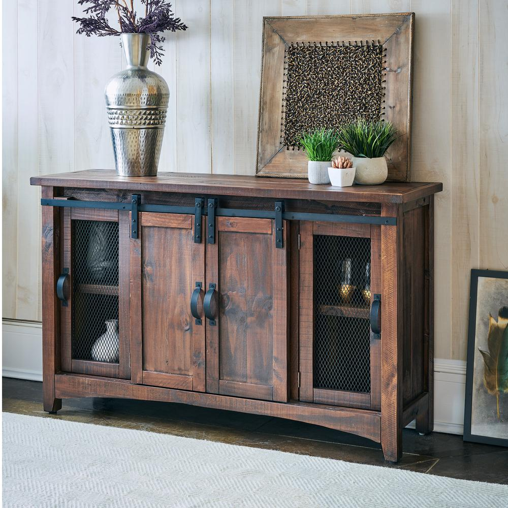 Tucker Media Console in Brown