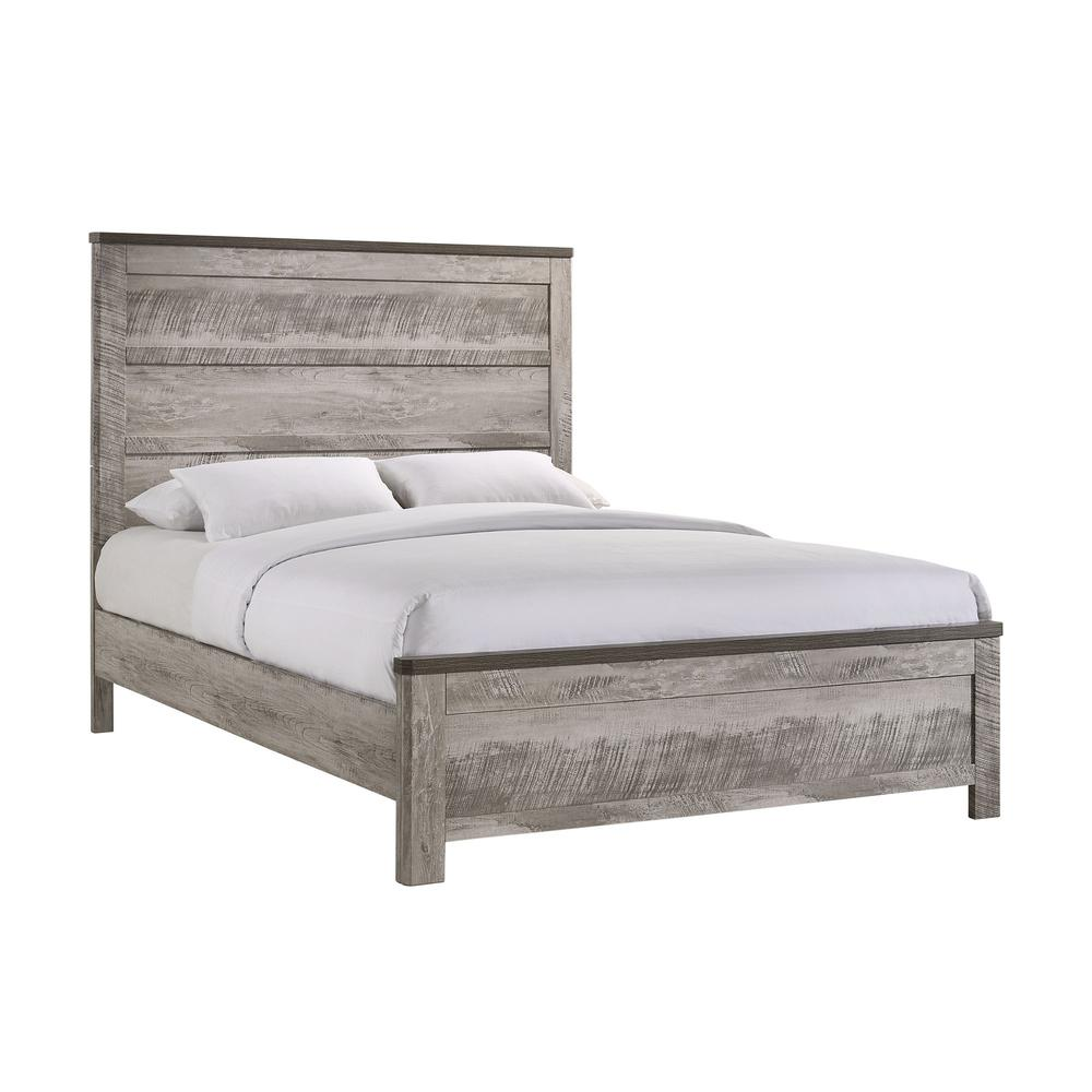 Picket House Furnishings Adam Full Panel 3PC Bedroom Set in Gray