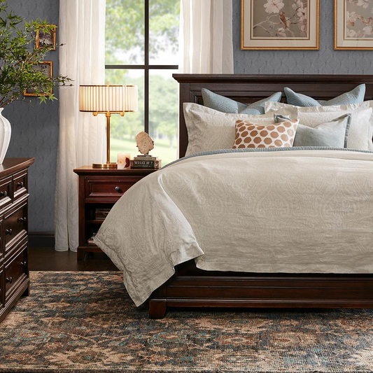 Queen Bed Brown 611