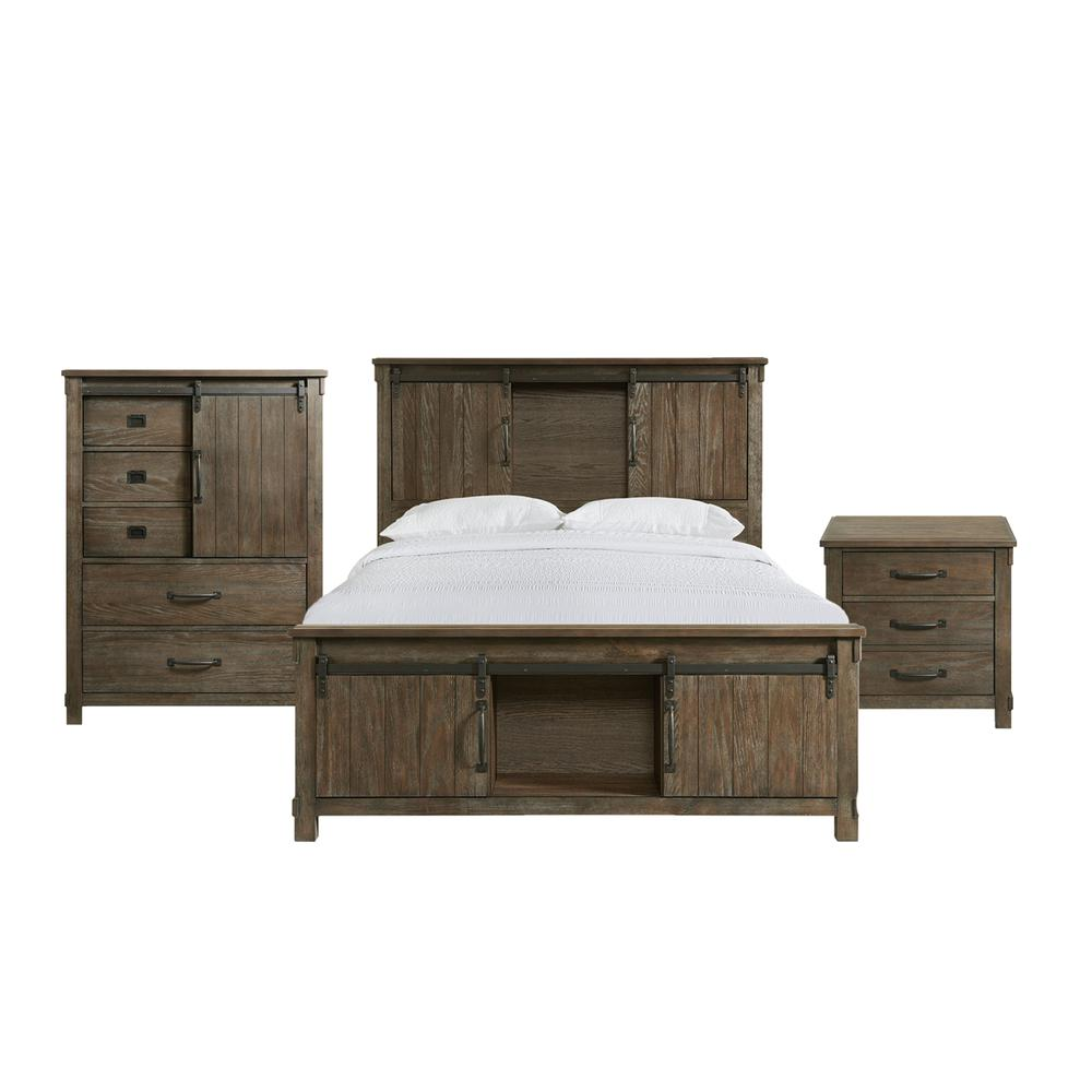 Picket House Furnishings Jack King Platform Storage 3PC Bedroom Set