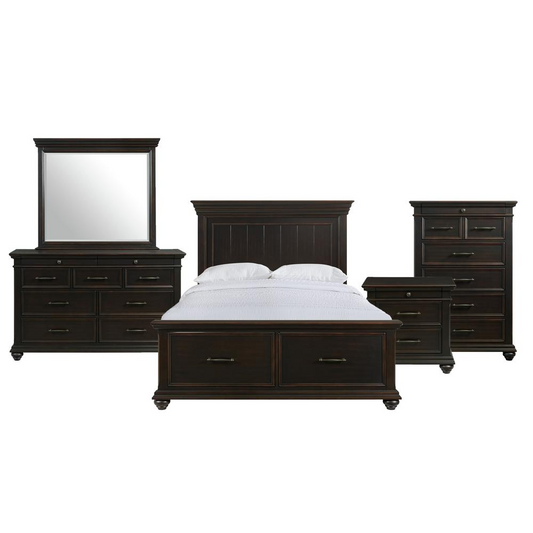 Picket House Furnishings Brooks King Platform Storage 5PC Bedroom Set