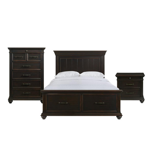 Picket House Furnishings Brooks King Platform Storage 3PC Bedroom Set