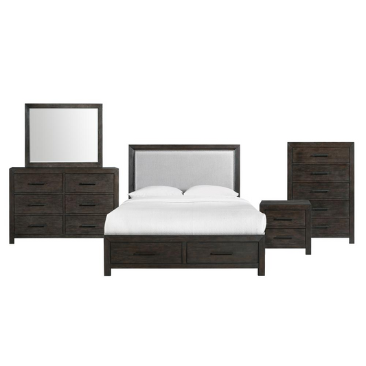 Holland King 4-Drawer Platform Storage 5PC Bedroom Set