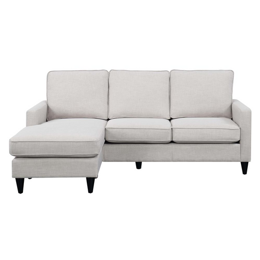 Nori Reversible Chaise Sectional in Taupe