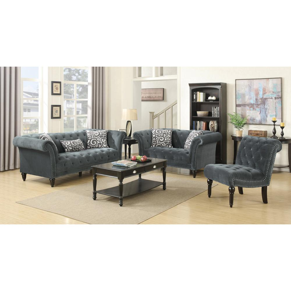 Twine 3PC Sofa Set-Sofa, Loveseat & Chair