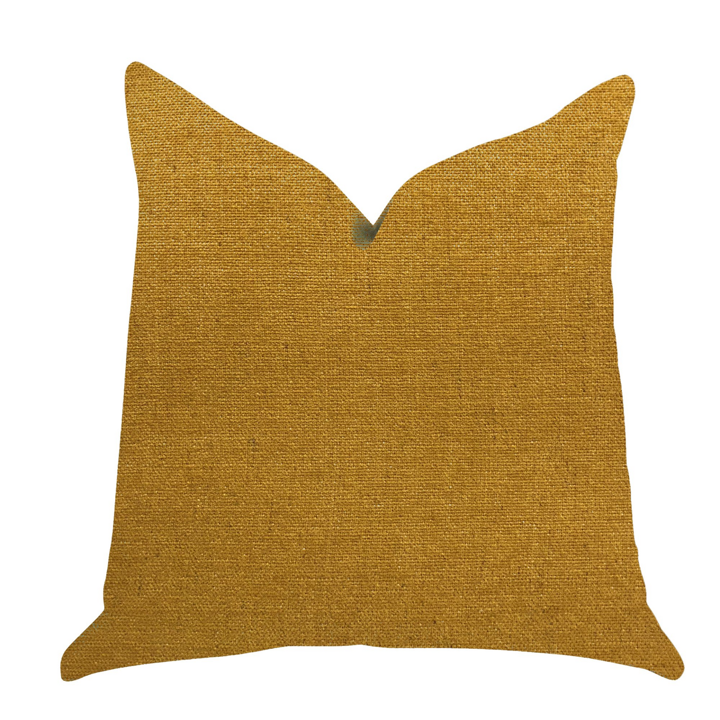 Wild Turmeric Luxury Throw Pillow in Gold