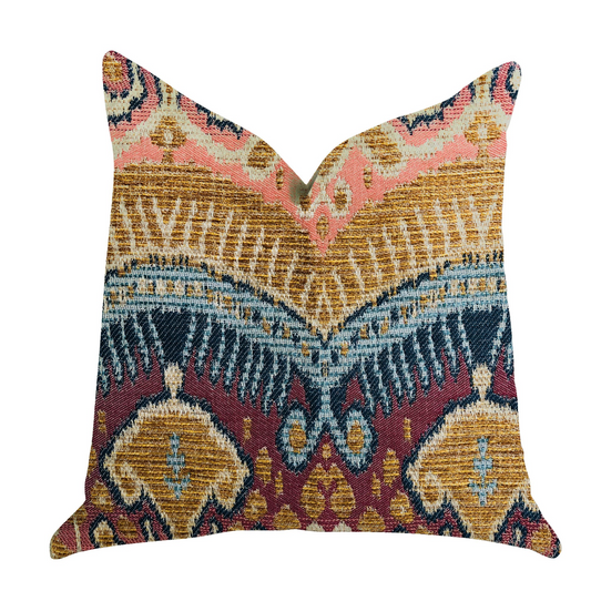 Ikat Anika Luxury Throw Pillow