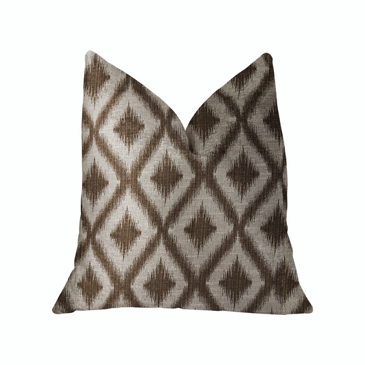 Casa Nova Brown Luxury Throw Pillow