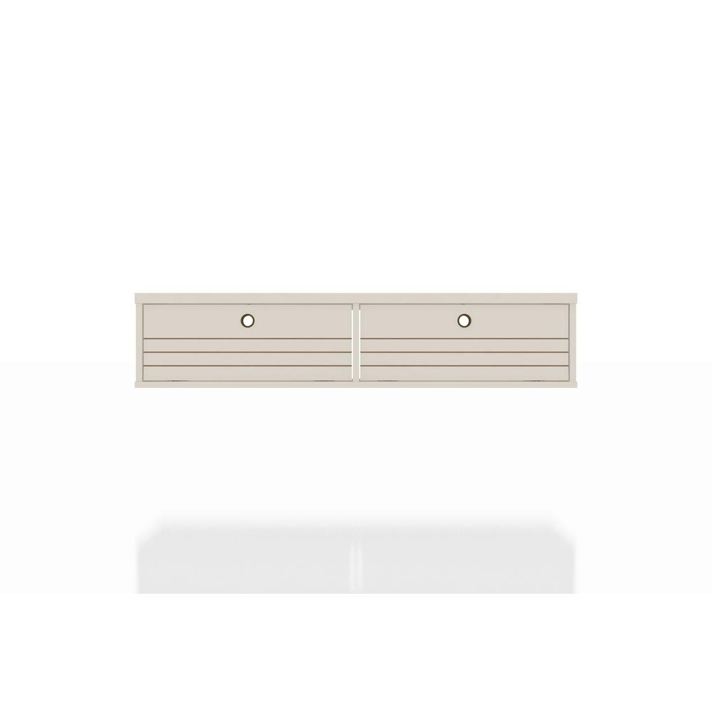 Liberty 42.28 Floating Entertainment Center in Off White