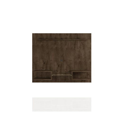 Plaza 64.25 Floating Entertainment Center in Rustic Brown