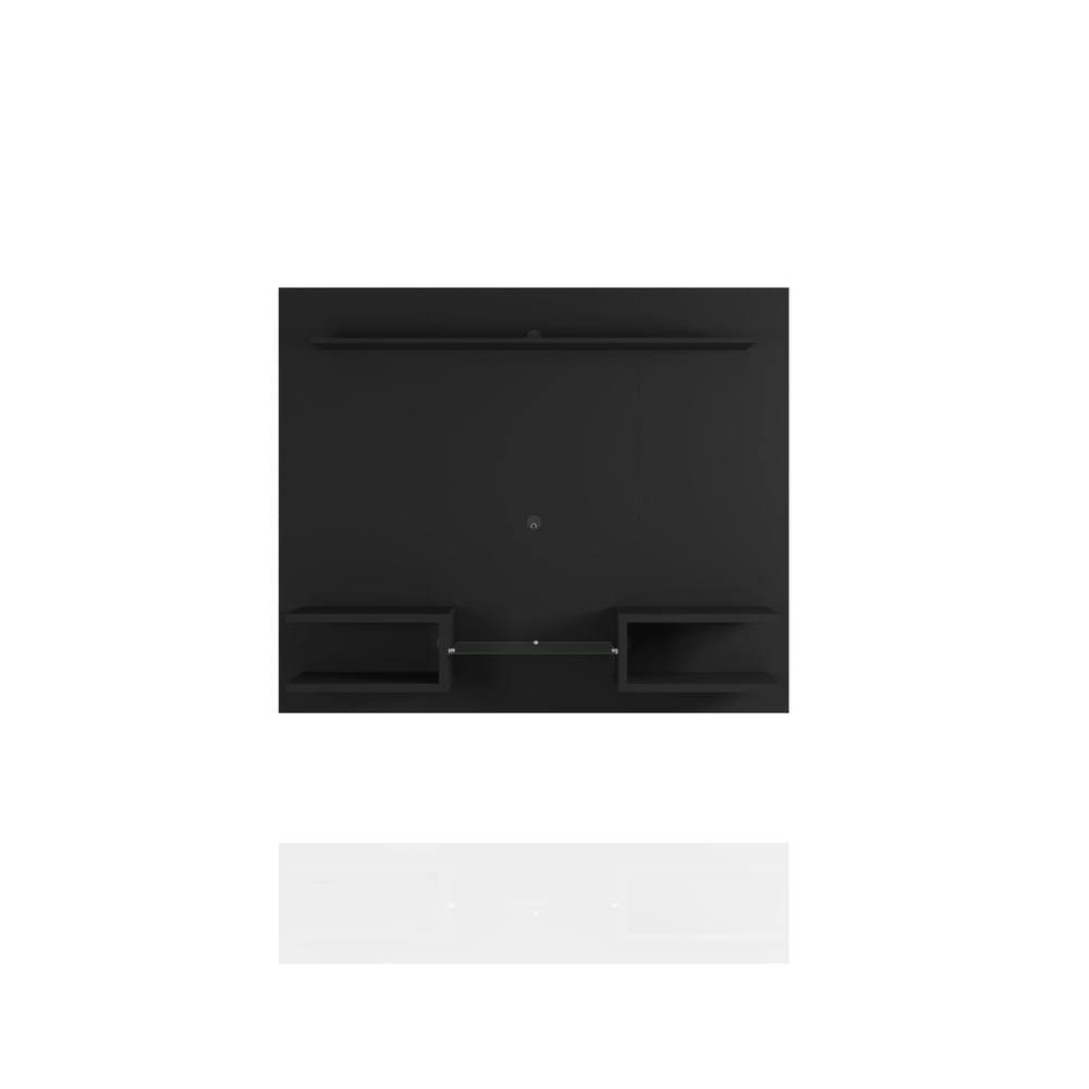 Plaza 64.25 Floating Entertainment Center in Black