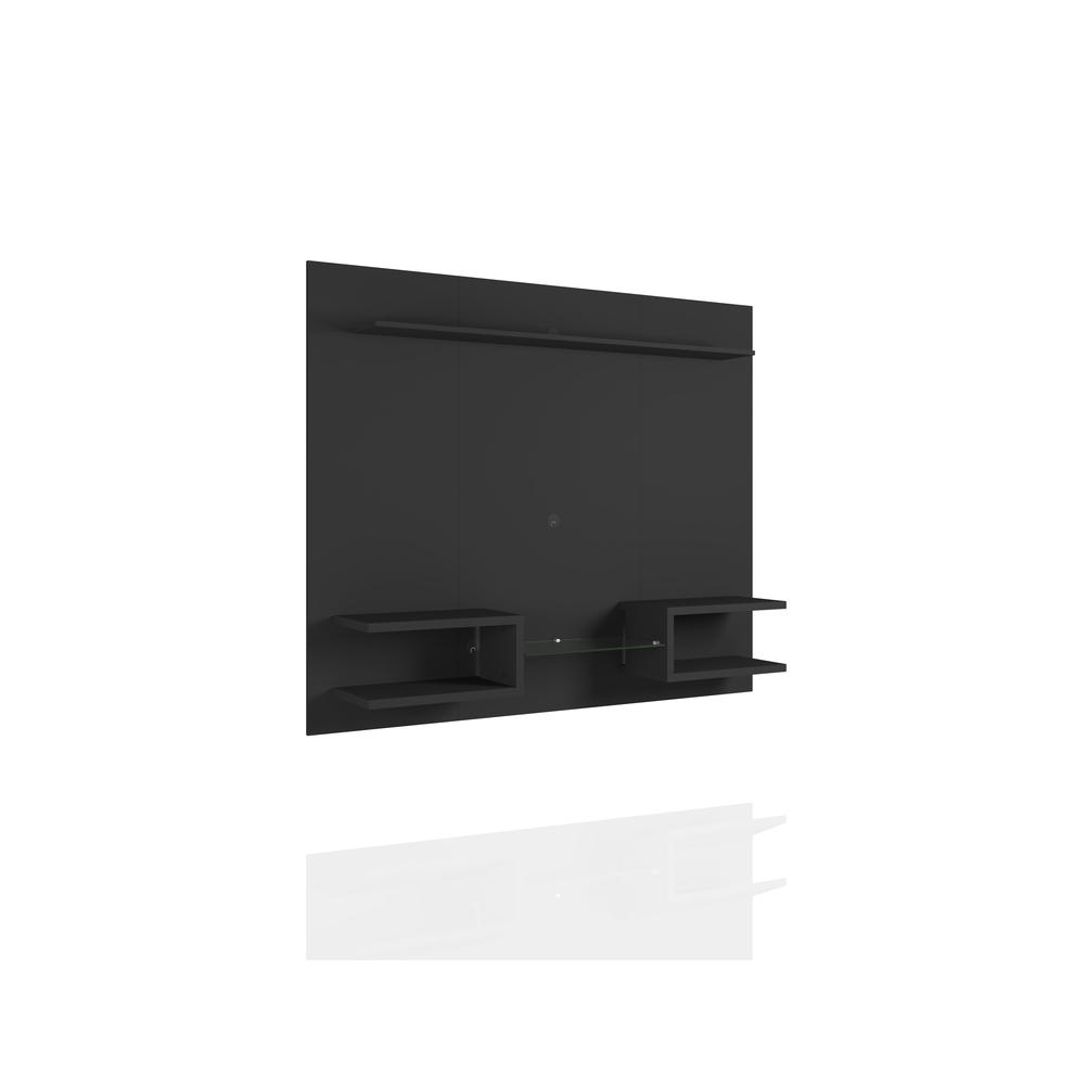 Plaza 64.25 Floating Entertainment Center in Black