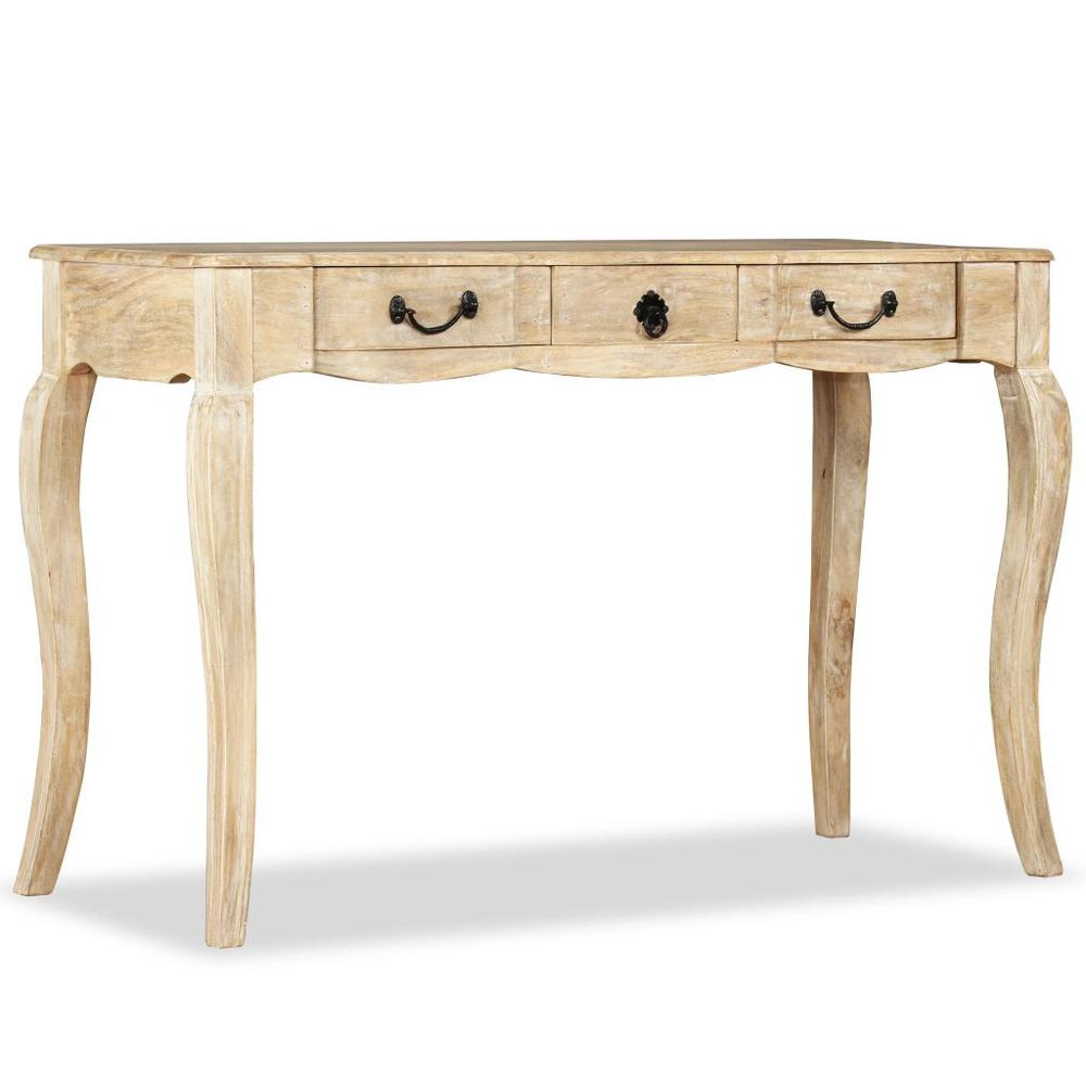 vidaXL Console Table Solid Mango Wood 47.2"x19.7"x31.5", 243987