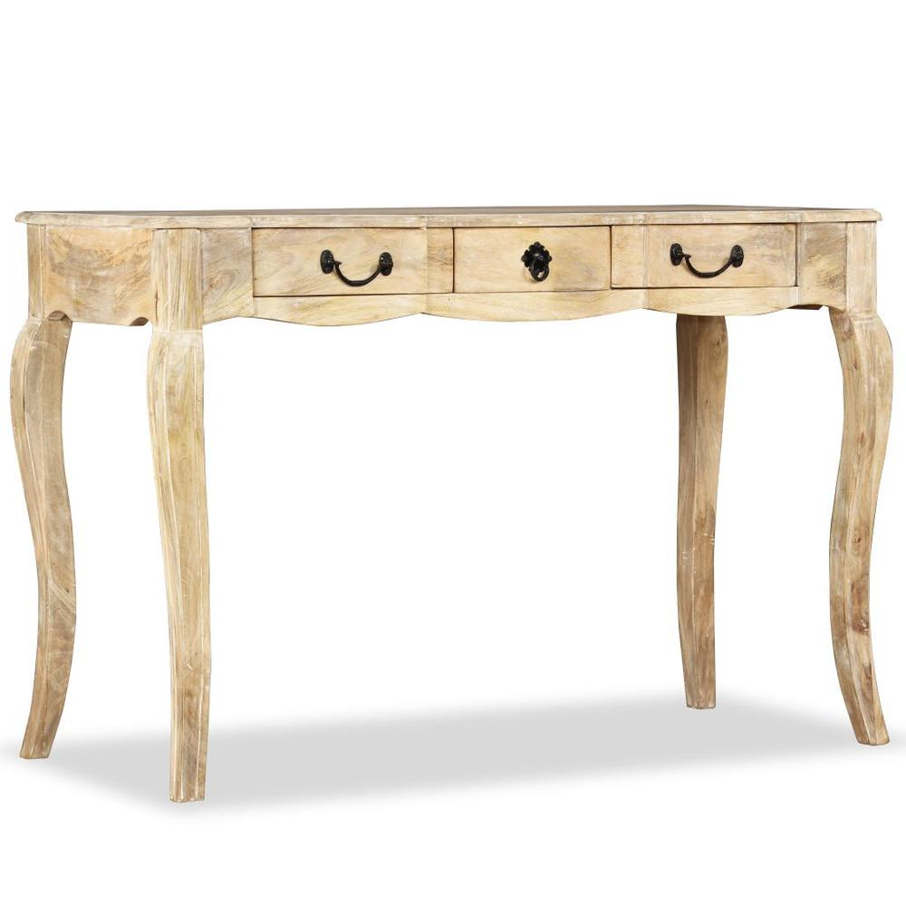 vidaXL Console Table Solid Mango Wood 47.2"x19.7"x31.5", 243987