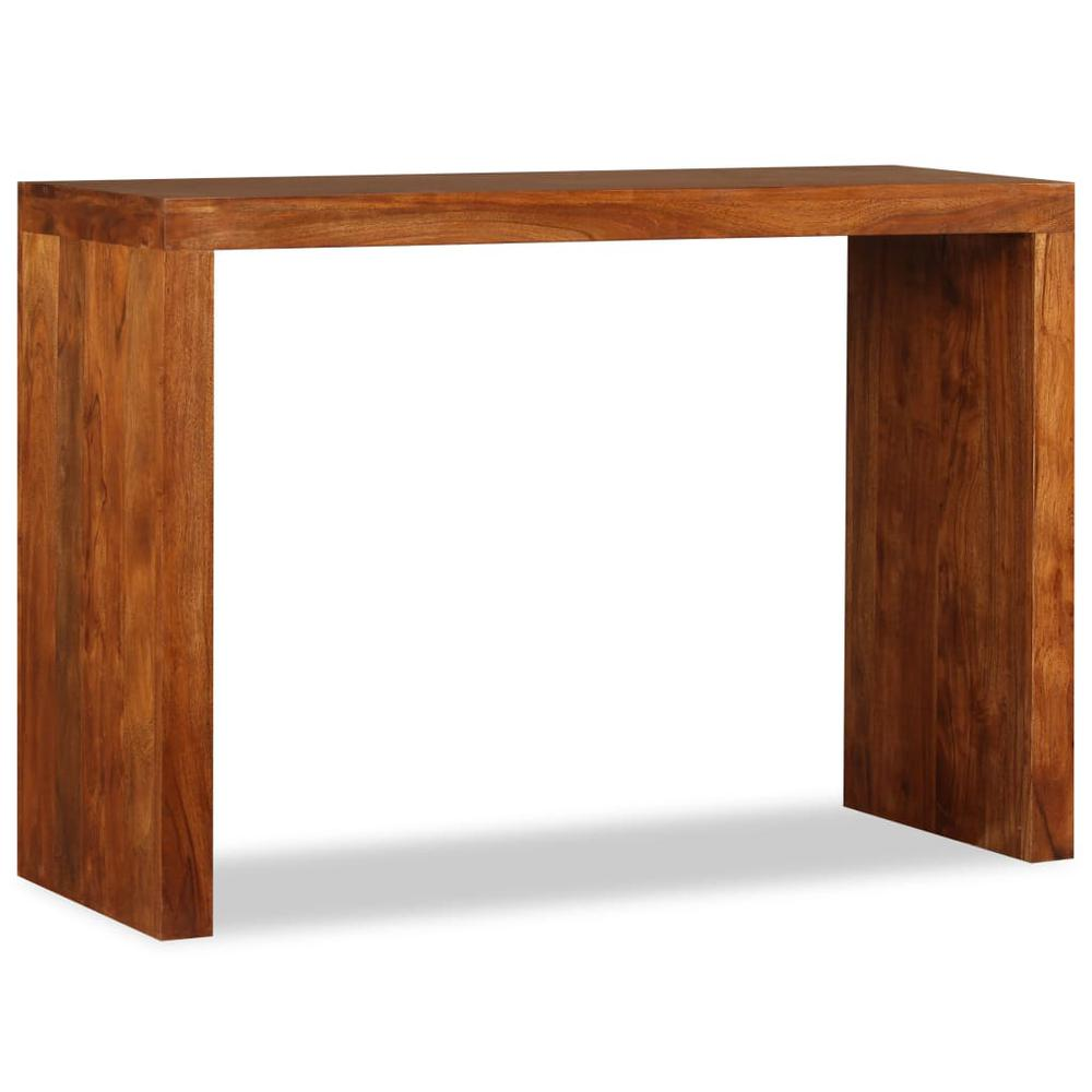 vidaXL Console Table Solid Wood with Sheesham Finish 43.3"x15.7"x30", 244671