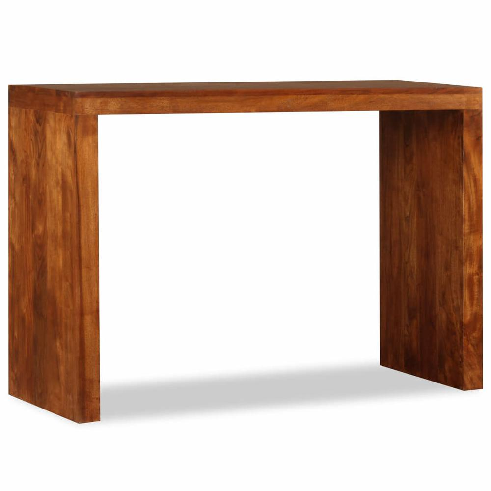 vidaXL Console Table Solid Wood with Sheesham Finish 43.3"x15.7"x30", 244671