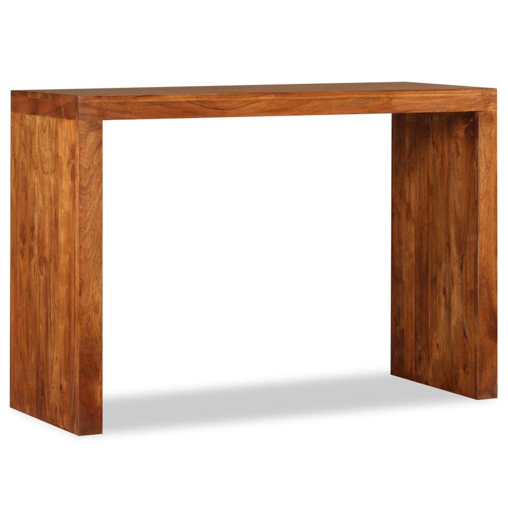 vidaXL Console Table Solid Wood with Sheesham Finish 43.3"x15.7"x30", 244671