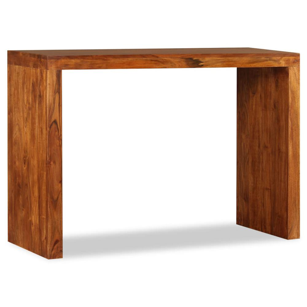 vidaXL Console Table Solid Wood with Sheesham Finish 43.3"x15.7"x30", 244671