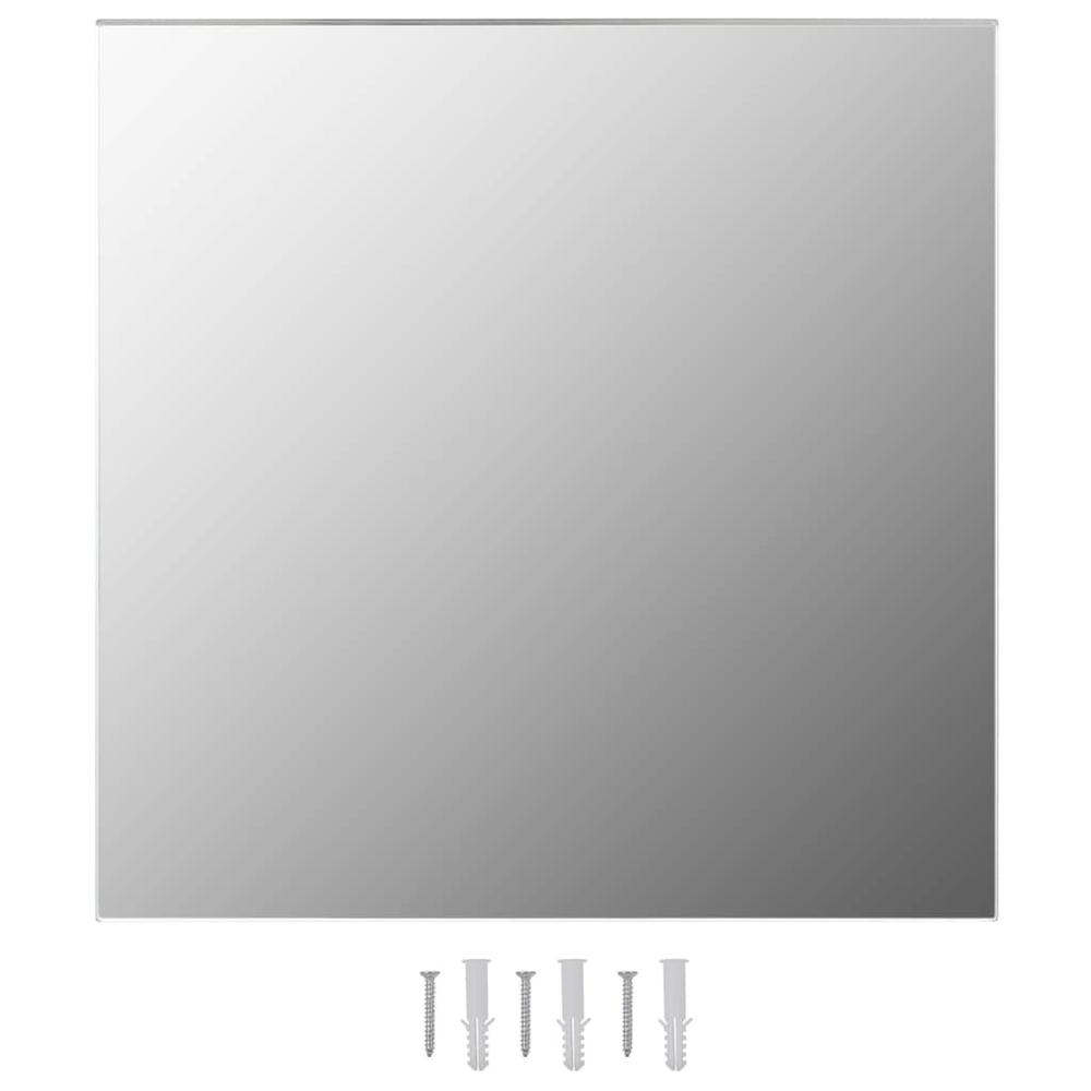 vidaXL Wall Mirror 23.6"x23.6" Square Glass, 245700