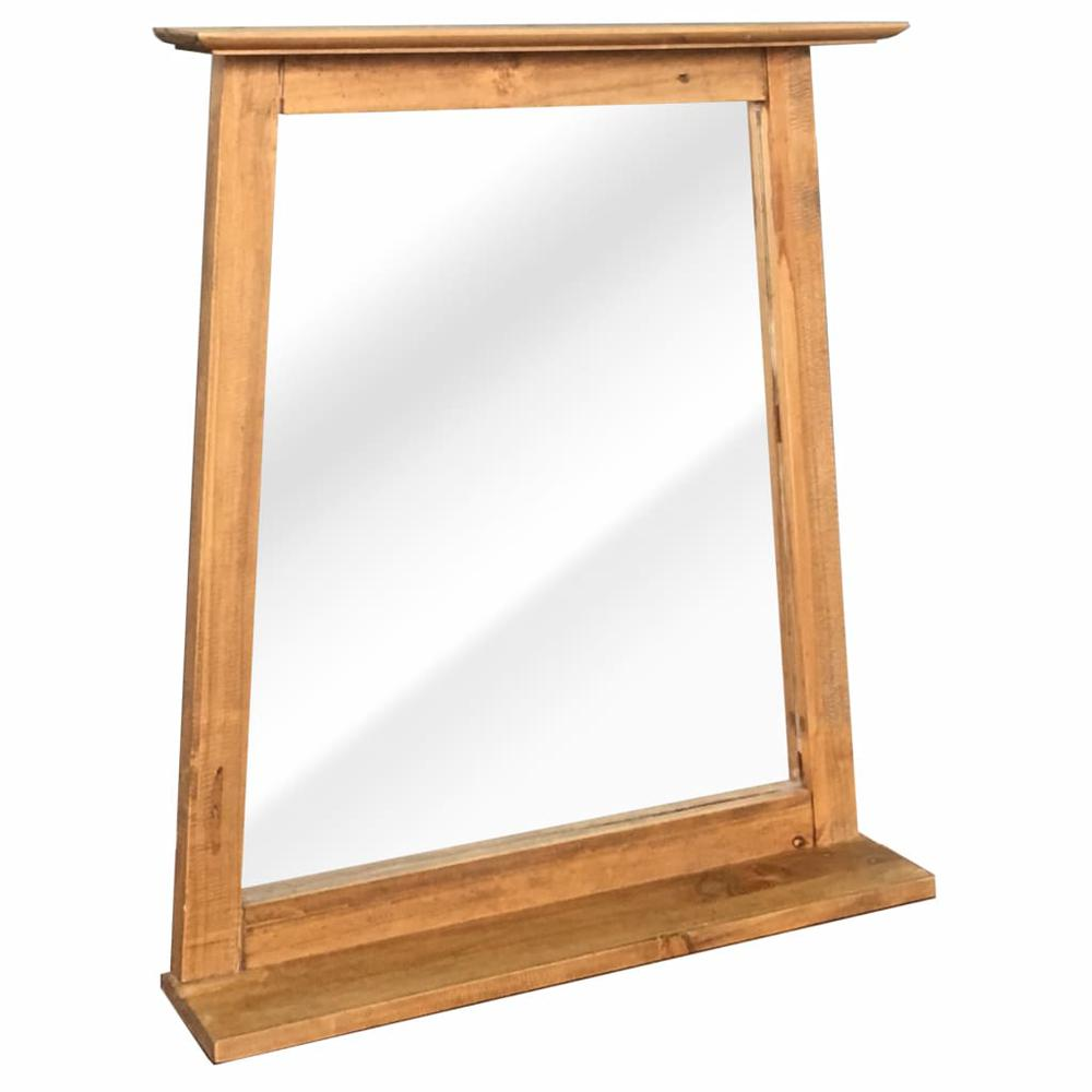 vidaXL Bathroom Mirror Solid Recycled Pinewood 27.6"x4.7"x31.1", 246038