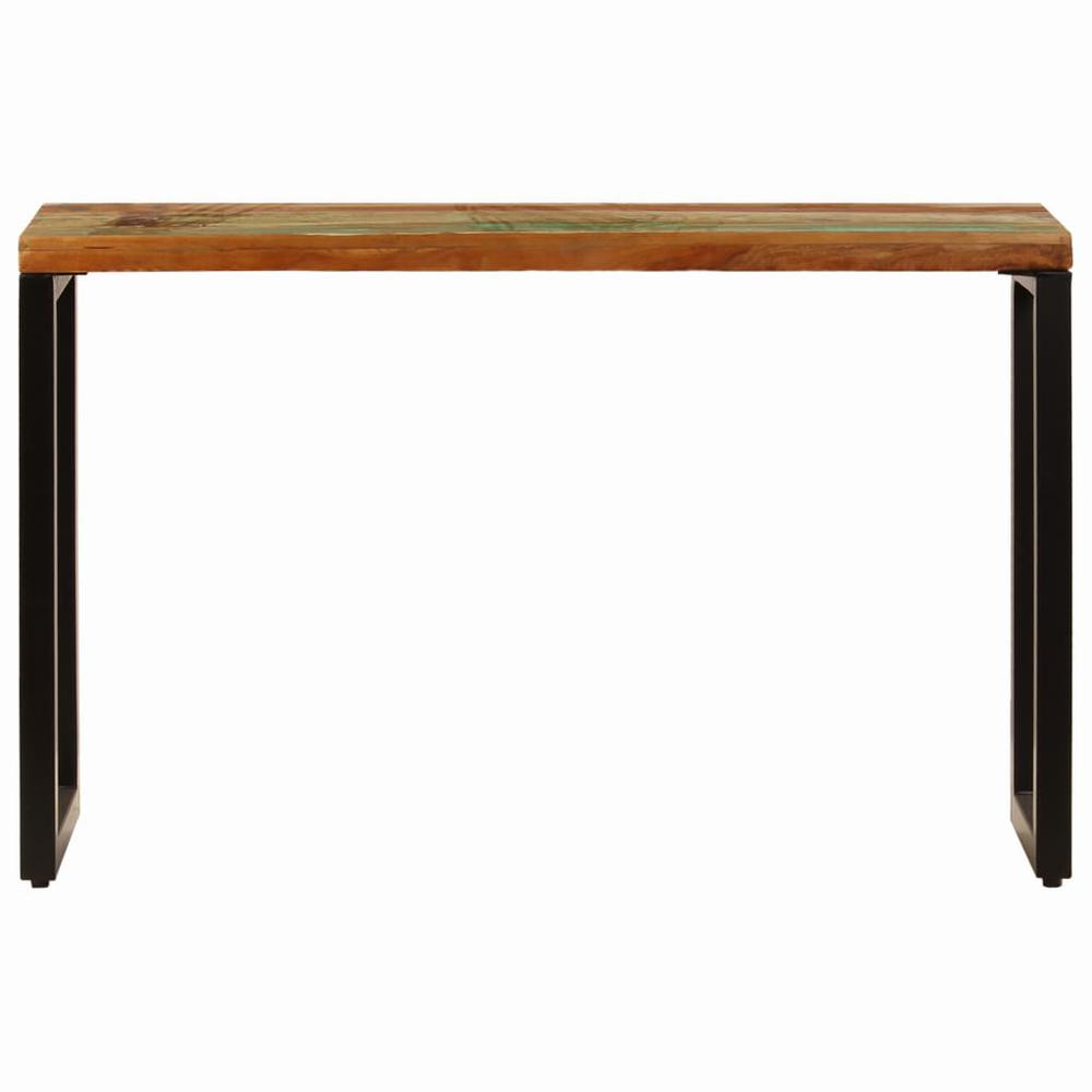 vidaXL Console Table 47.2"x13.8"x29.9" Solid Reclaimed Wood and Steel, 247335