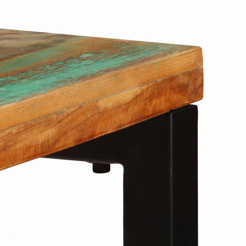 vidaXL Console Table 47.2"x13.8"x29.9" Solid Reclaimed Wood and Steel, 247335