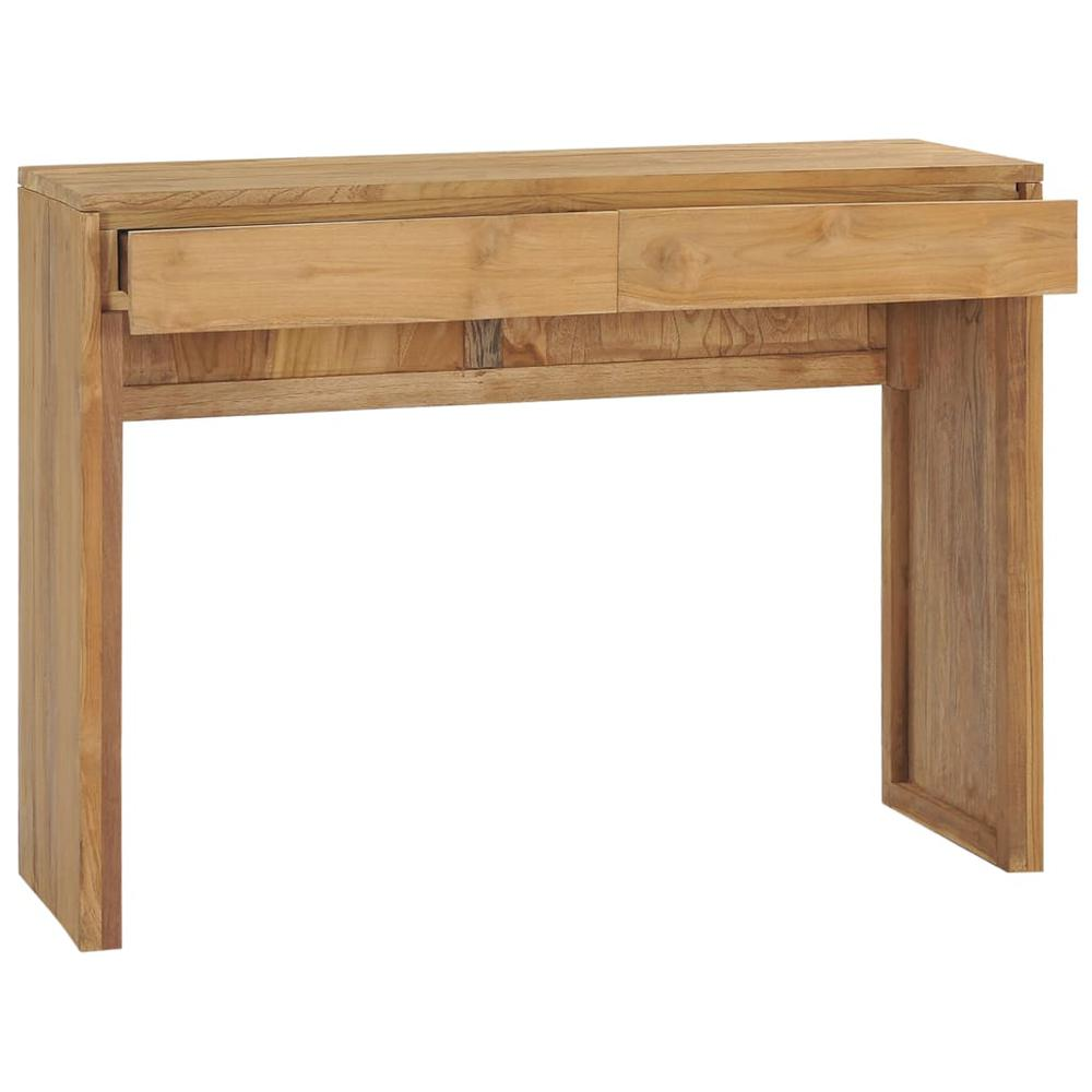 vidaXL Console Table 39.4"x13.8"x29.5" Solid Teak Wood, 288842