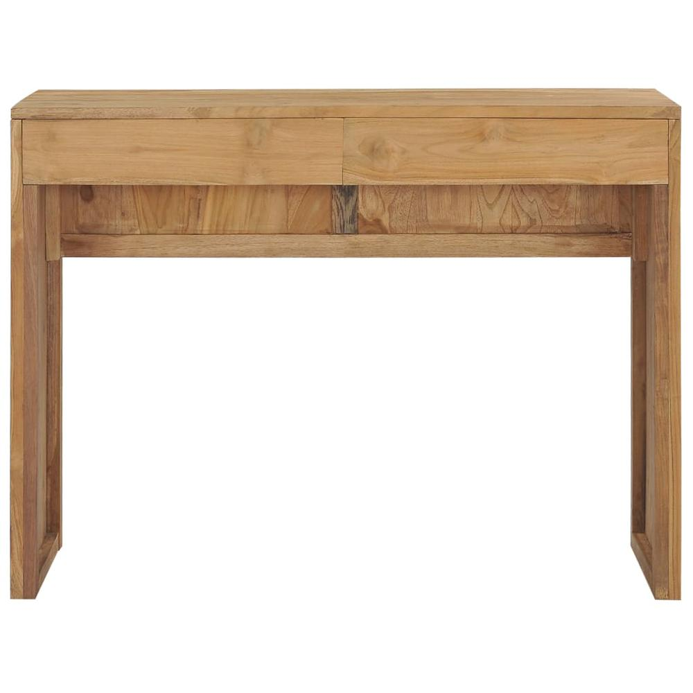 vidaXL Console Table 39.4"x13.8"x29.5" Solid Teak Wood, 288842