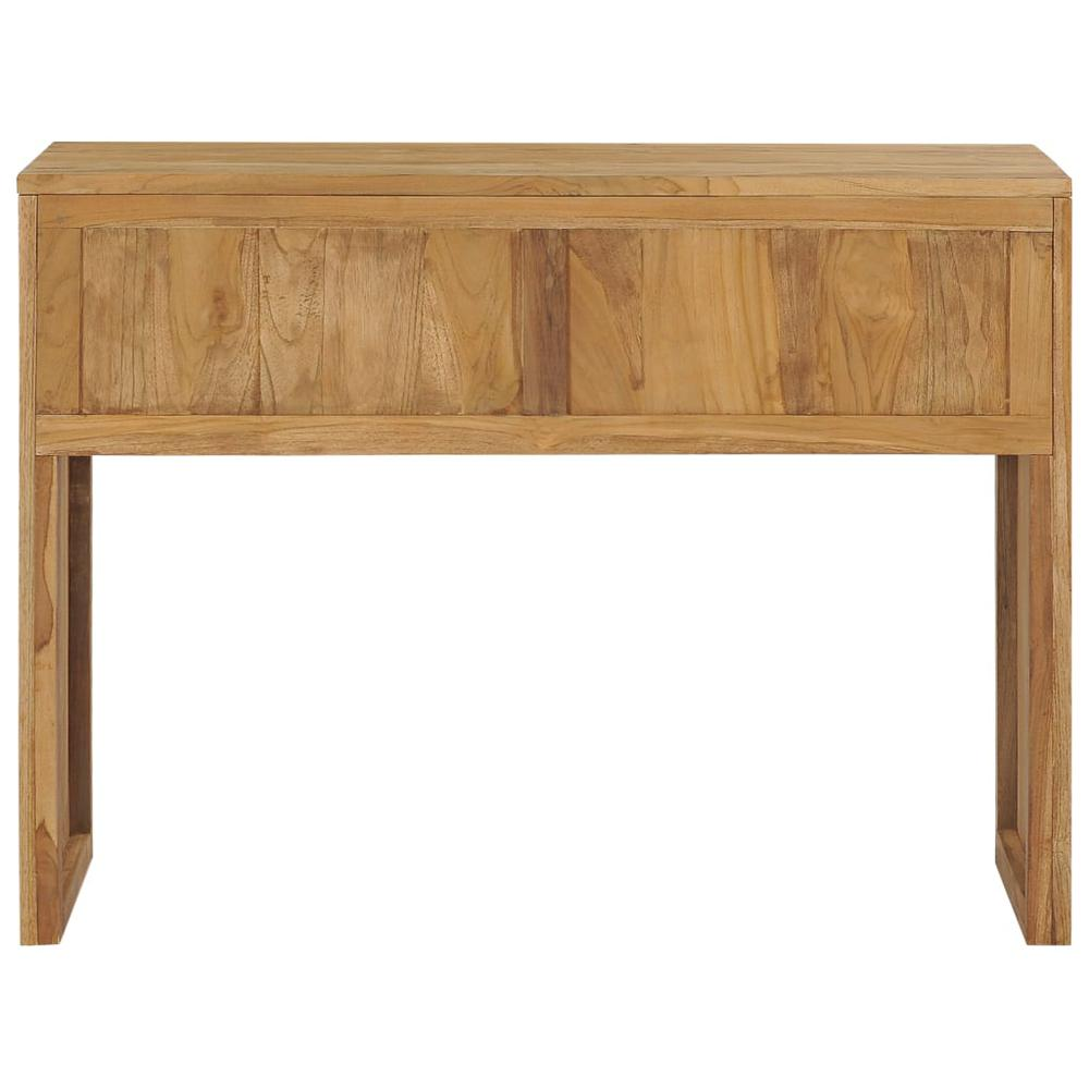 vidaXL Console Table 39.4"x13.8"x29.5" Solid Teak Wood, 288842