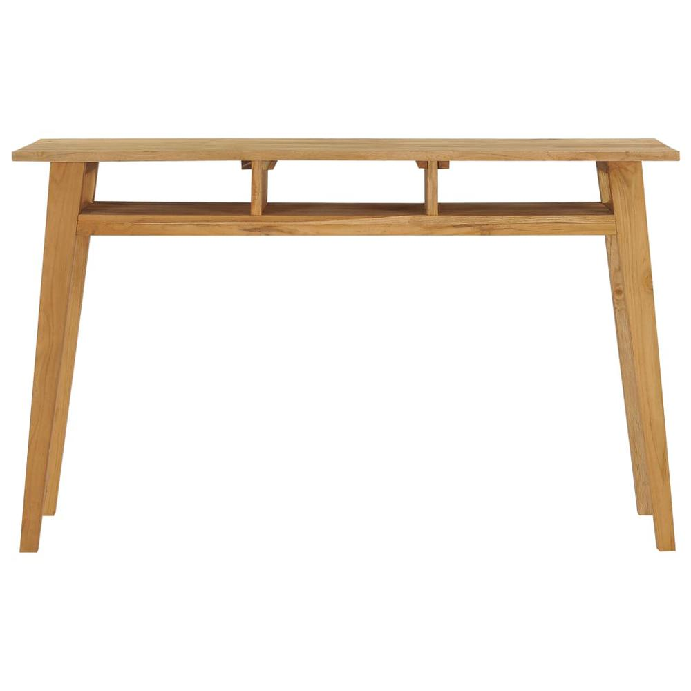 vidaXL Console Table 47.2"x13.8"x29.5" Solid Teak Wood, 288846