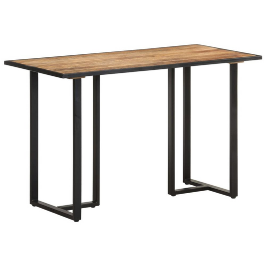 vidaXL Dining Table 47.2" Rough Mango Wood 0689