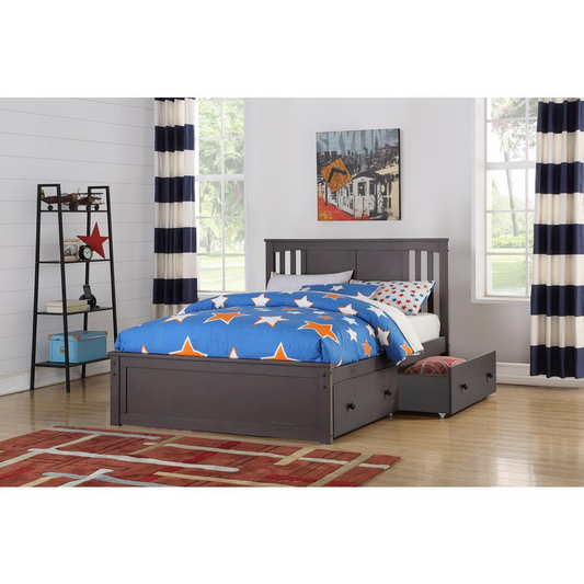 Full Princeton Bed W/Dual Under Bed Drawers