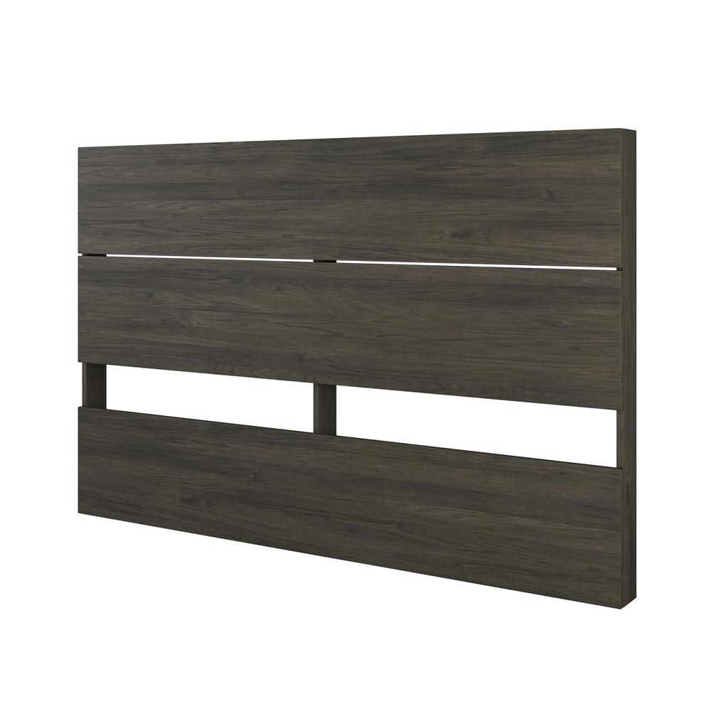 2 Piece Queen Size Bedroom Set, Bark Grey