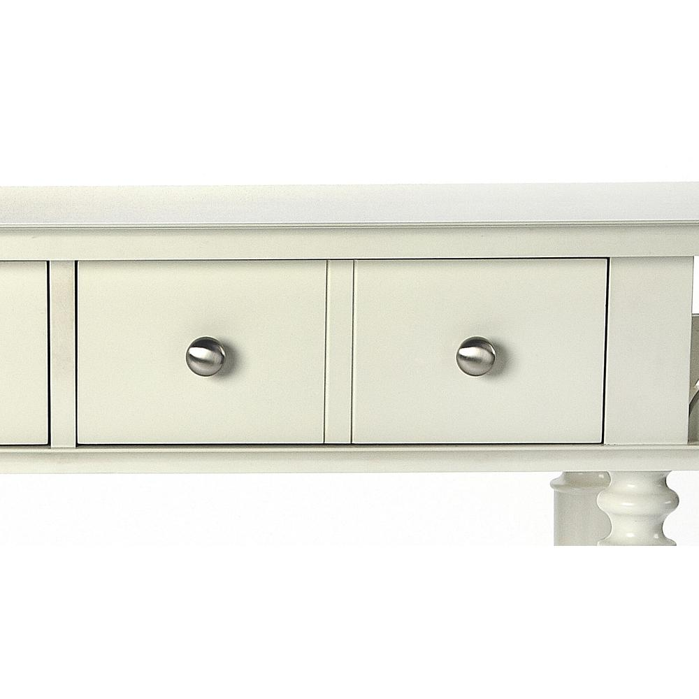 Talia White Console Table