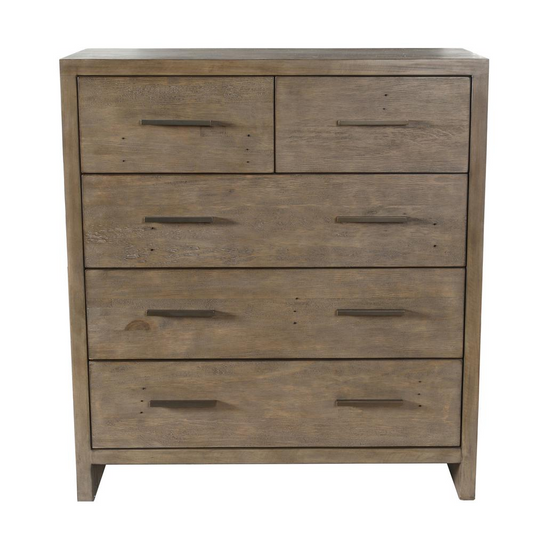 Avoca Reclaimed Pine 5 Drawer Dresser