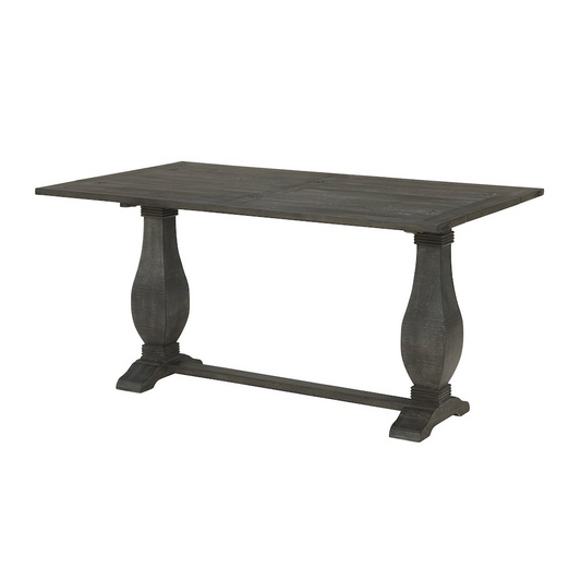 Martin Svensson Home Napa Pedestal Flip Top Sofa Table, Grey