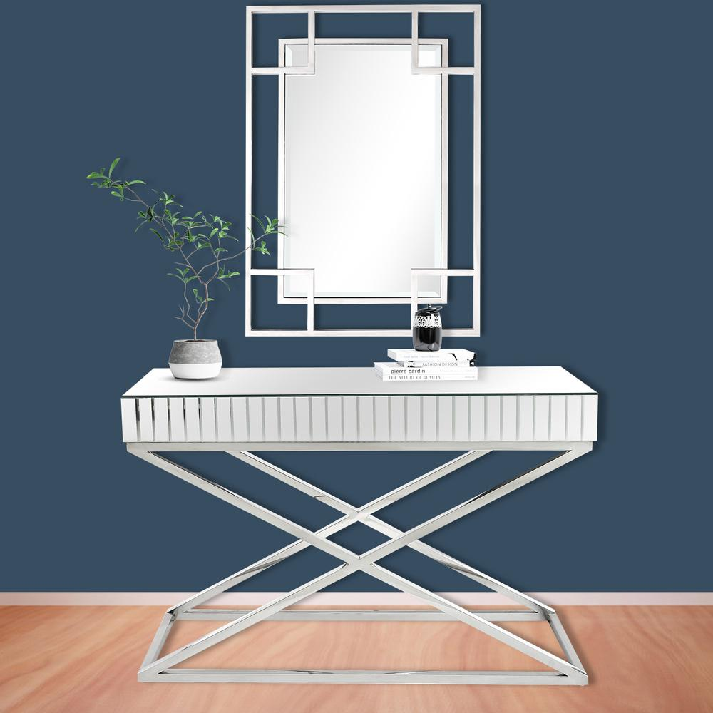 Kinney Wall Mirror and Console Table