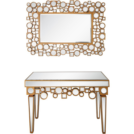 Palacios Wall Mirror and Console Table