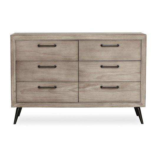 Evolur Stilnovo Mid Century Double Dresser , 928-WOG