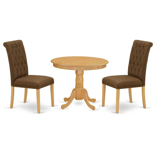 Dining Room Set Oak, ANBR3-OAK-18