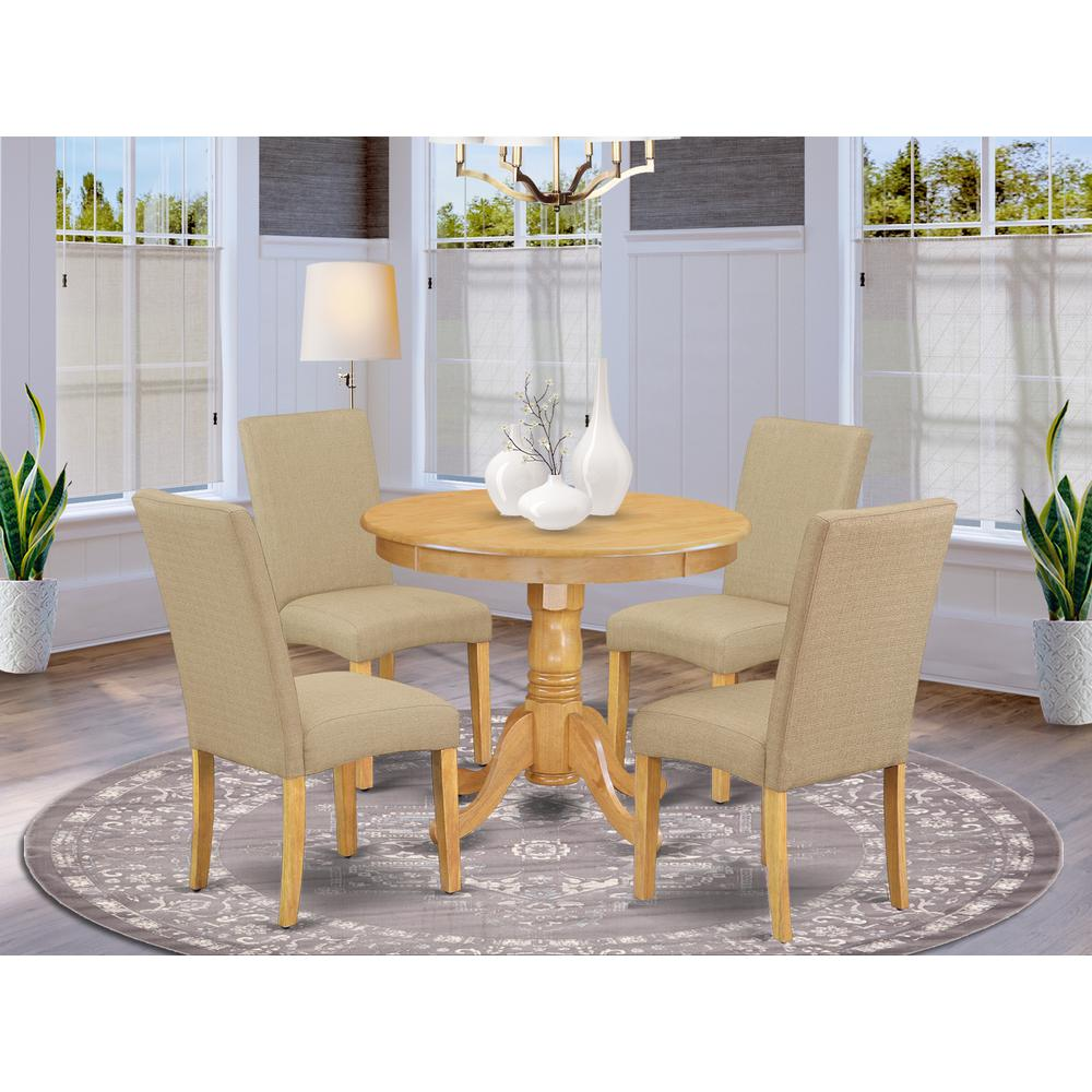 Dining Room Set Oak, ANDR5-OAK-16