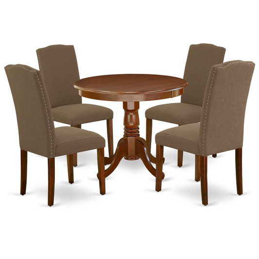 Dining Room Set Mahogany, ANEN5-MAH-18