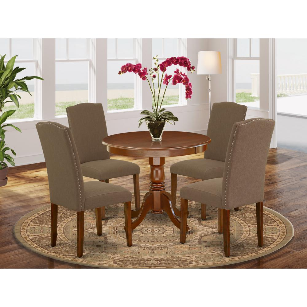 Dining Room Set Mahogany, ANEN5-MAH-18