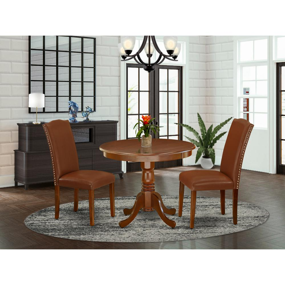 Dining Room Set Mahogany, ANEN3-MAH-66